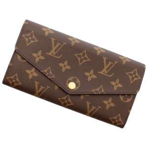 Louis Vuitton Monogram Long Wallet Portefeuille Sarah